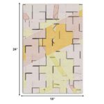 Pastel Vertical Canvas Wall Art - Contemporary Matte Finish