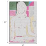 24” Art of Meditation Matte Wrapped Canvas Wall Art