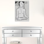 Art of Meditation Matte Canvas Wall Art, Unframed, Contemporary