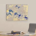 30" x 40" Multicolor Stretched Canvas Wall Art Decor