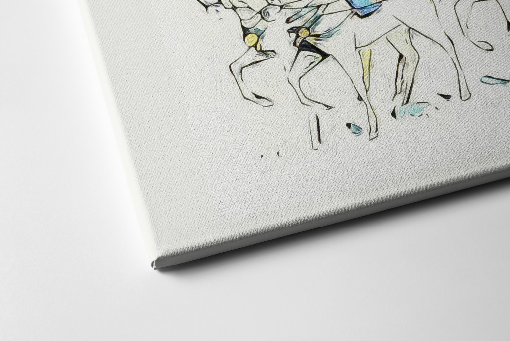 Four Horses Matte Canvas Print Wall Art, 18" x 24" 4 Four Horses Matte Canvas Print Wall Art, 18" x 24" - Image 4