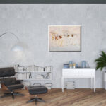 Horse Canvas Wall Art, Farm Animal Decor, 36" x 48" 8 Horse Canvas Wall Art, Farm Animal Decor, 36" x 48"