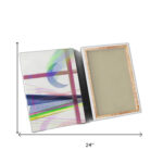 Night Rainbow Matte Canvas Wall Art – Contemporary Vertical Design