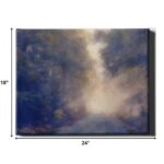 Hazy Road Matte Canvas Wall Art - 18"x24"