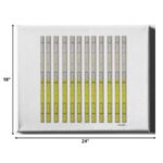 Strips Matte Canvas Horizontal Wall Art Print, Contemporary Style