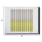 24" x 36" Contemporary Canvas Wall Art, Horizontal Rectangle