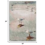 Seagulls Matte Canvas Wall Art, 24" x 18" 14 Seagulls Matte Canvas Wall Art, 24" x 18"