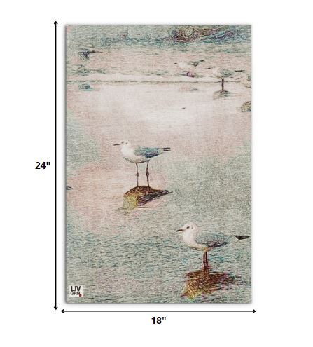 Seagulls Matte Canvas Wall Art, 24" x 18" 7 Seagulls Matte Canvas Wall Art, 24" x 18" - Image 7