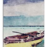 Sail Away Matte Canvas Boat Wall Art, 24" x 18" 8 Sail Away Matte Canvas Boat Wall Art, 24" x 18"