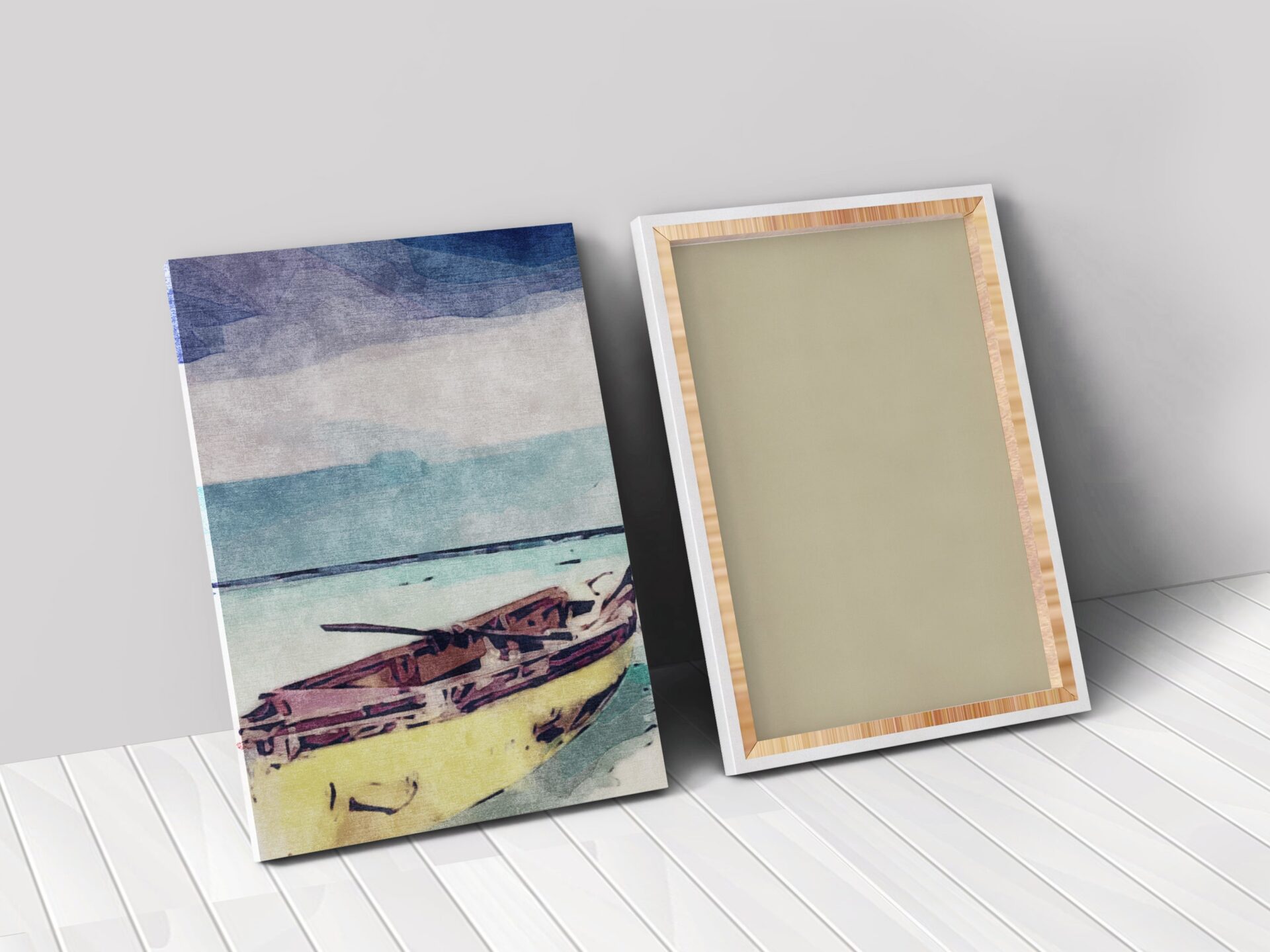 Sail Away Matte Canvas Boat Wall Art, 24" x 18" 4 Sail Away Matte Canvas Boat Wall Art, 24" x 18" - Image 4