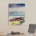 Sail Away Matte Canvas Boat Wall Art, 24" x 18" 13 Sail Away Matte Canvas Boat Wall Art, 24" x 18"