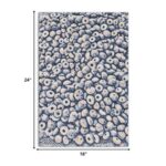 18” Vertical Seashell Canvas Wall Art – Contemporary Decor
