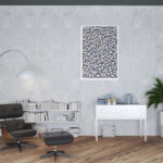 Seashell Design Wrapped Canvas Wall Art, Vertical Orientation 8 Seashell Design Wrapped Canvas Wall Art, Vertical Orientation