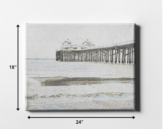 The Pier Matte Canvas Wall Art - 18" x 24" 6 The Pier Matte Canvas Wall Art - 18" x 24" - Image 6