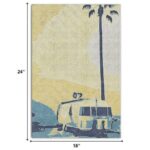24" Sunset View Canvas Wall Art with Cars Icon 16 24" Sunset View Canvas Wall Art with Cars Icon