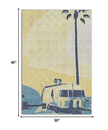 40" Vertical Transportation Canvas Wall Art - Cars Theme 7 40" Vertical Transportation Canvas Wall Art - Cars Theme - Image 7