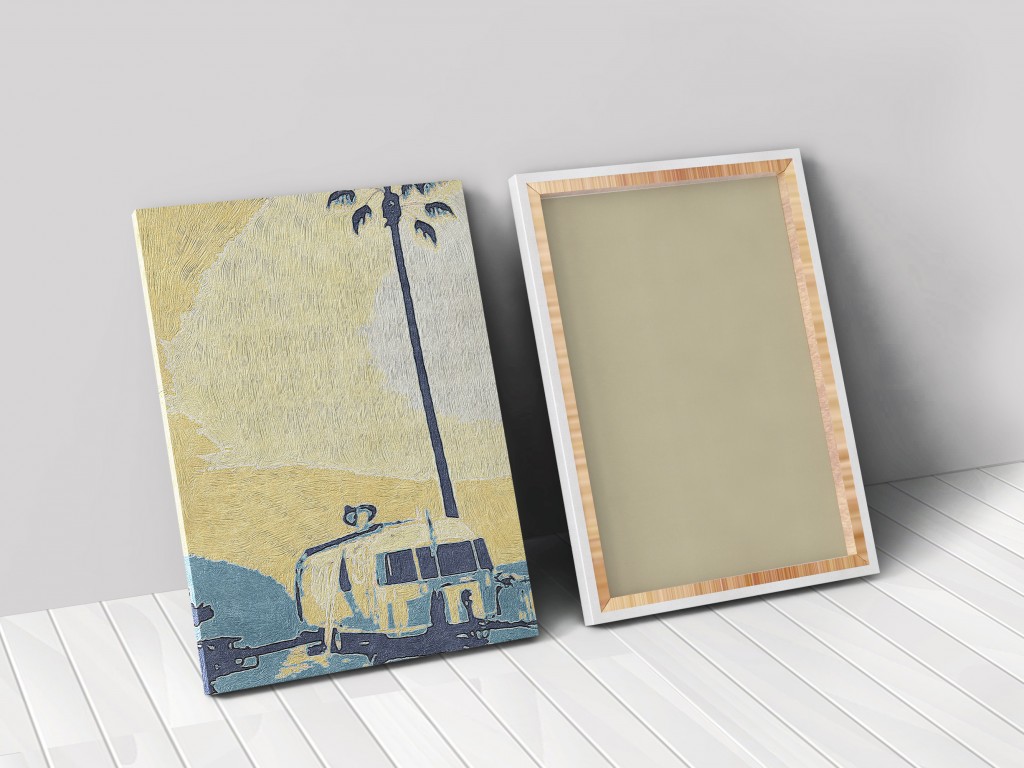 48" Contemporary Cars Canvas Wall Art for Man Caves 4 48" Contemporary Cars Canvas Wall Art for Man Caves - Image 4