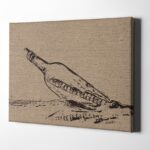 18” x 24” Matte Canvas Wall Art with Beverage Design 8 18” x 24” Matte Canvas Wall Art with Beverage Design