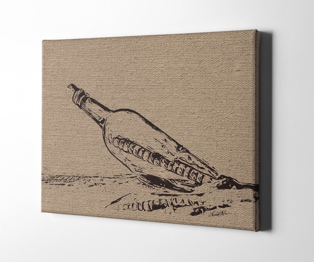 18” x 24” Matte Canvas Wall Art with Beverage Design 2 18” x 24” Matte Canvas Wall Art with Beverage Design - Image 2