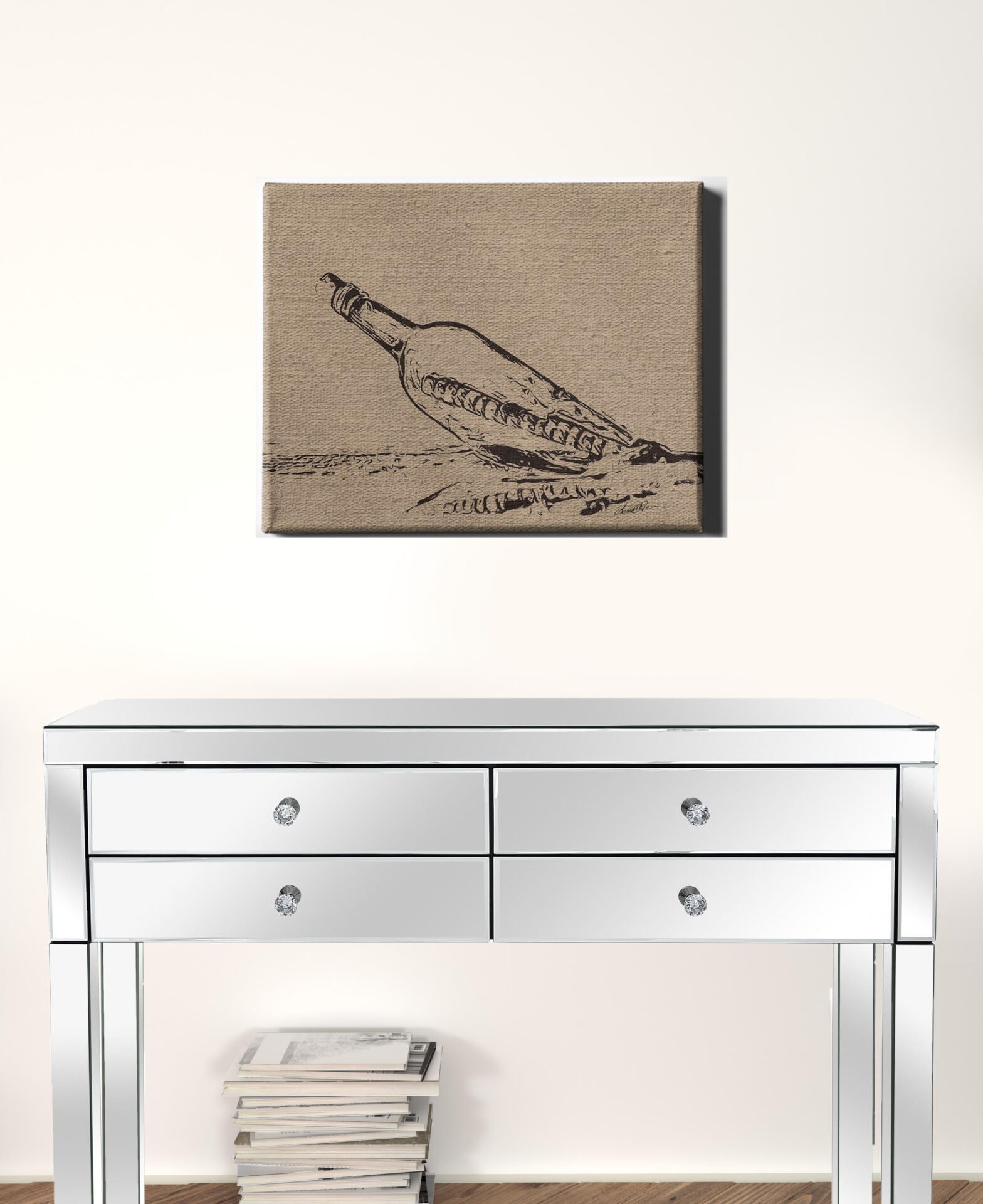 18” x 24” Matte Canvas Wall Art with Beverage Design 3 18” x 24” Matte Canvas Wall Art with Beverage Design - Image 3