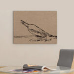 18” x 24” Matte Canvas Wall Art with Beverage Design 11 18” x 24” Matte Canvas Wall Art with Beverage Design