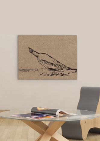 18” x 24” Matte Canvas Wall Art with Beverage Design 5 18” x 24” Matte Canvas Wall Art with Beverage Design - Image 5