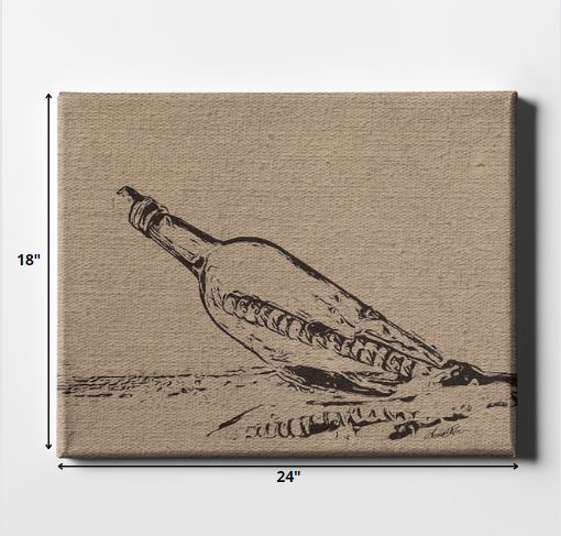18” x 24” Matte Canvas Wall Art with Beverage Design 6 18” x 24” Matte Canvas Wall Art with Beverage Design - Image 6