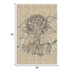 24-Inch Contemporary Trees Canvas Wall Art Decor 10 24-Inch Contemporary Trees Canvas Wall Art Decor