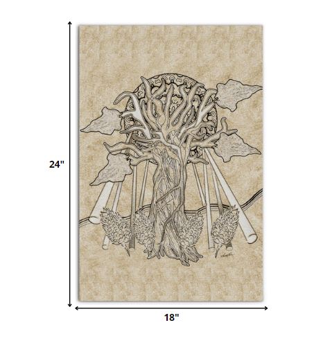 24-Inch Contemporary Trees Canvas Wall Art Decor 5 24-Inch Contemporary Trees Canvas Wall Art Decor - Image 5