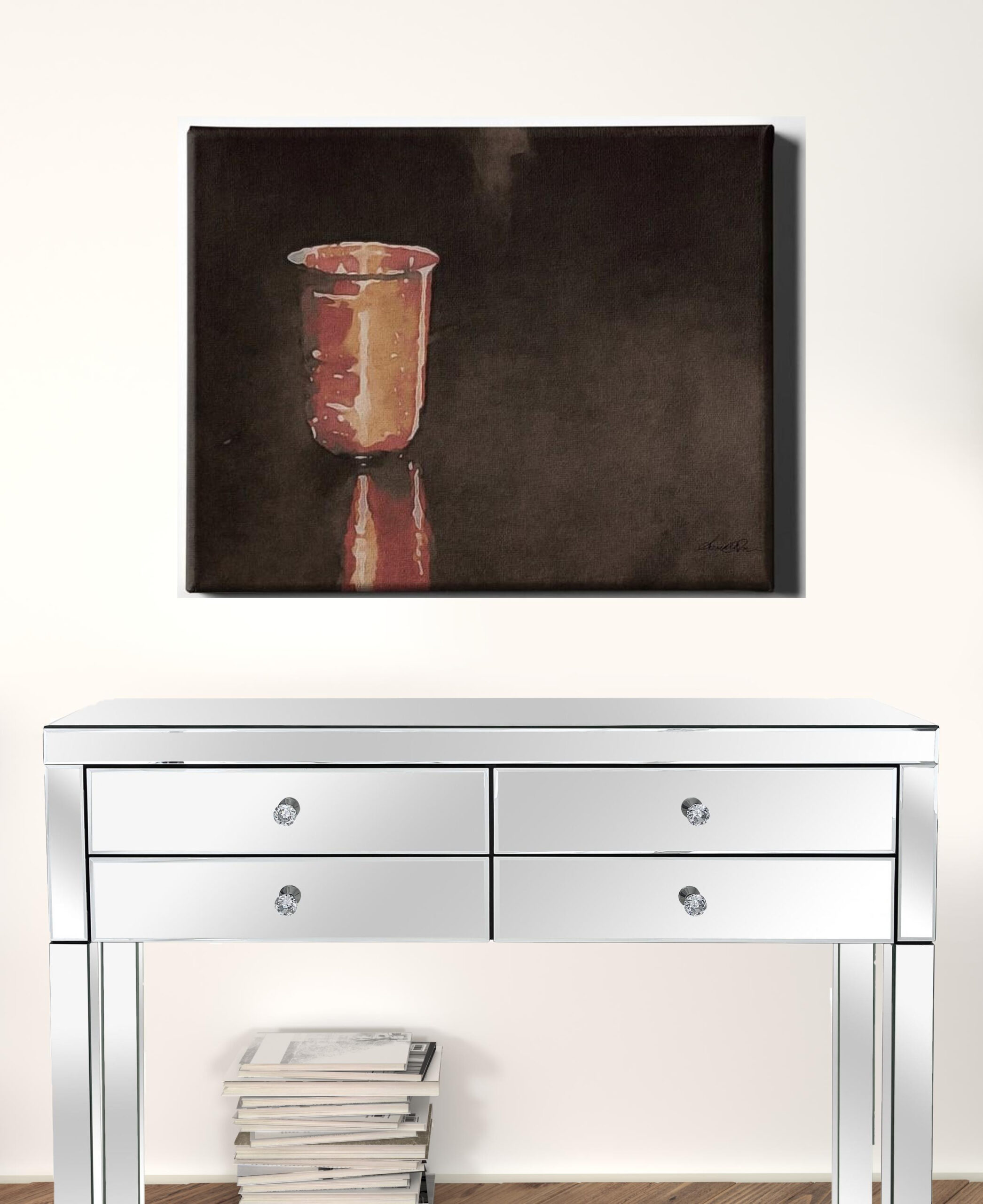 24” Contemporary Horizontal Canvas Wall Art – Food & Drink 3 24” Contemporary Horizontal Canvas Wall Art – Food & Drink - Image 3