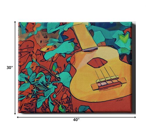 30" x 40" Contemporary Multicolor Canvas Wall Art 7 30" x 40" Contemporary Multicolor Canvas Wall Art - Image 7