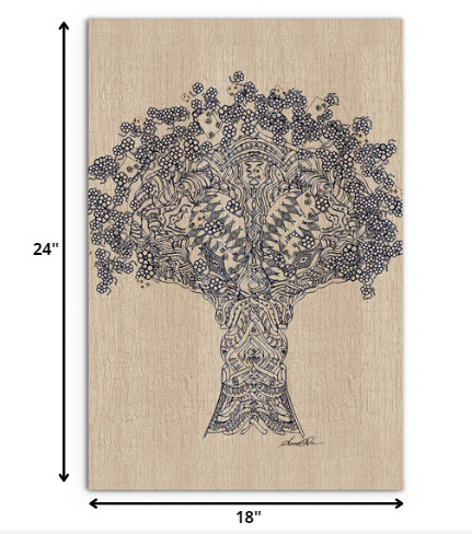 24” Contemporary Tree Canvas Wall Art for Stylish Decor 6 24” Contemporary Tree Canvas Wall Art for Stylish Decor - Image 6
