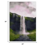 36-Inch Vertical Contemporary Wrapped Canvas Wall Art 12 36-Inch Vertical Contemporary Wrapped Canvas Wall Art