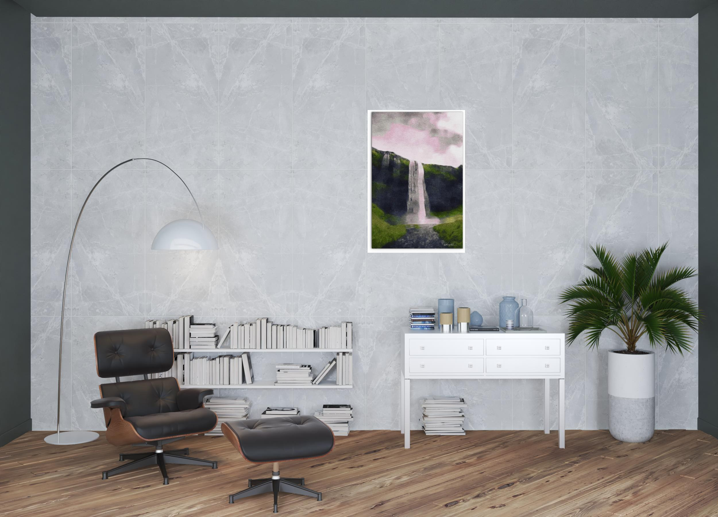 40-Inch Multicolor Vertical Canvas Wall Art for Home Decor 2 40-Inch Multicolor Vertical Canvas Wall Art for Home Decor - Image 2