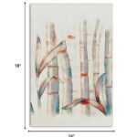 18-Inch x 24-Inch Modern Bamboo Canvas Wall Art 12 18-Inch x 24-Inch Modern Bamboo Canvas Wall Art
