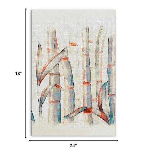 18-Inch x 24-Inch Modern Bamboo Canvas Wall Art 6 18-Inch x 24-Inch Modern Bamboo Canvas Wall Art - Image 6