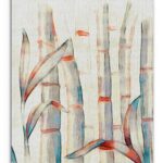 60 Inch Contemporary Stretched Canvas Wall Art Decor