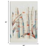 60 Inch Contemporary Stretched Canvas Wall Art Decor