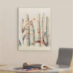 60 Inch Contemporary Stretched Canvas Wall Art Decor