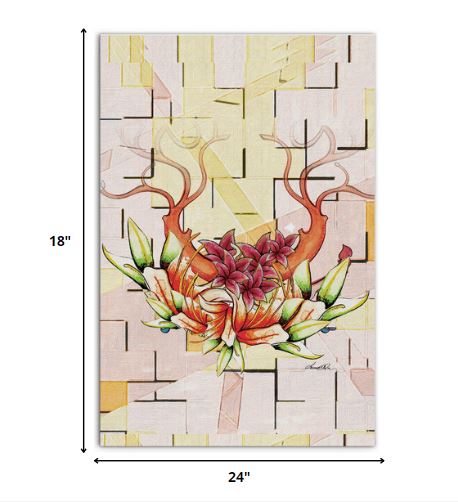 18-Inch x 24-Inch Contemporary Orchid Canvas Wall Art 7 18-Inch x 24-Inch Contemporary Orchid Canvas Wall Art - Image 7