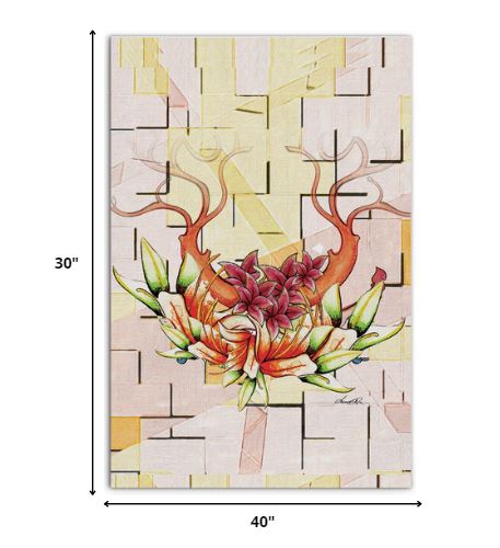 30" x 40" Vertical Orchid Canvas Wall Art 6 30" x 40" Vertical Orchid Canvas Wall Art - Image 6