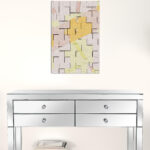 18" x 24" Contemporary Multicolor Canvas Wall Art Decor