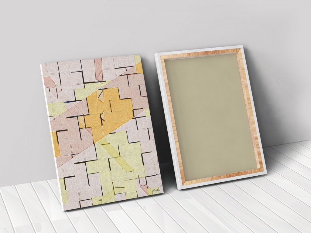 30" x 40" Contemporary Wrapped Canvas Wall Art 3 30" x 40" Contemporary Wrapped Canvas Wall Art - Image 3