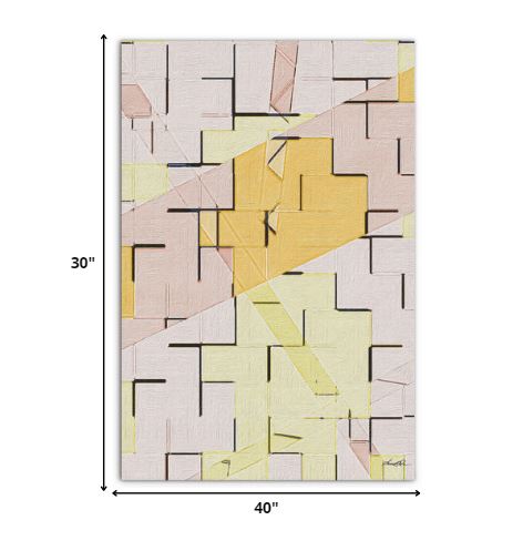 30" x 40" Contemporary Wrapped Canvas Wall Art 5 30" x 40" Contemporary Wrapped Canvas Wall Art - Image 5