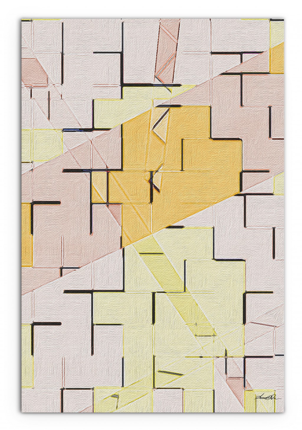 40" x 60" Vertical Contemporary Wrapped Canvas Wall Art 1 40" x 60" Vertical Contemporary Wrapped Canvas Wall Art