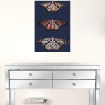 18 x 24 Inch Butterfly Canvas Wall Art Vertical Decor 8 18 x 24 Inch Butterfly Canvas Wall Art Vertical Decor