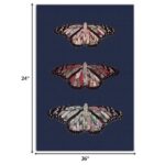 24 x 36 Butterfly Canvas Wall Art Decor Vertical Hanging 12 24 x 36 Butterfly Canvas Wall Art Decor Vertical Hanging