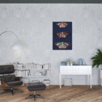 30 Inch Butterfly Wrapped Canvas Print Wall Art 8 30 Inch Butterfly Wrapped Canvas Print Wall Art