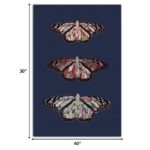 30 Inch Butterfly Wrapped Canvas Print Wall Art 12 30 Inch Butterfly Wrapped Canvas Print Wall Art