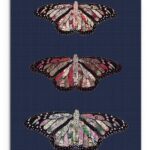 60 Inch Butterfly Wrapped Canvas Wall Art for Vertical Spaces 7 60 Inch Butterfly Wrapped Canvas Wall Art for Vertical Spaces